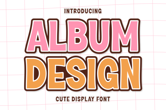 Album Design Typeface for Playful Branding