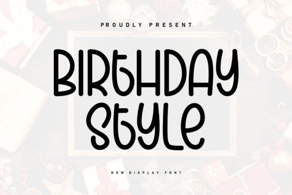 Birthday Style: A Handwritten Font for Editorial Design