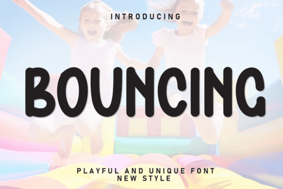 Bouncing Typeface for Warm Brand Identity