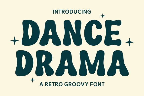 Dance Drama: A Retro Display Font for Bold Branding
