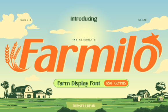 Farmilo Font: A Fresh Display Typeface for Branding