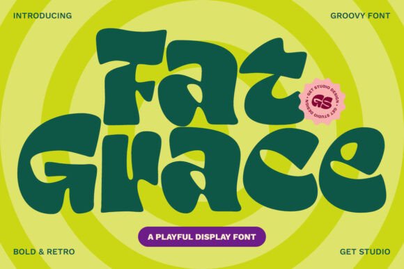 Fat Grace Font for Bold Campaign Visuals