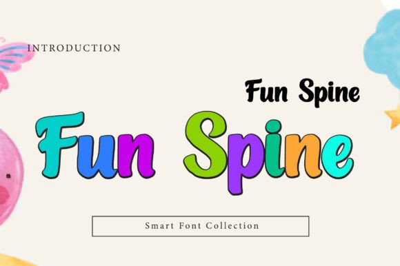 Fun Spine Typeface for Bold Editorial Design