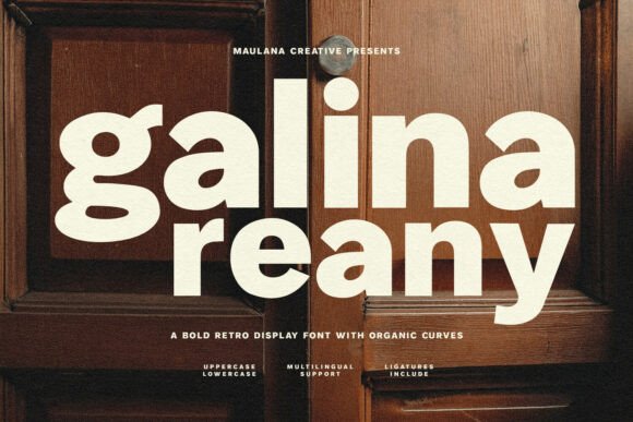 Galina Reany: A Bold Display Font for Editors