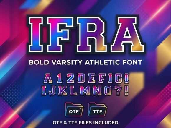 Ifra: The Bold Varsity Font for Maker Brands