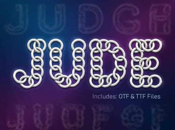 Jude Typeface for Bold Maker Branding