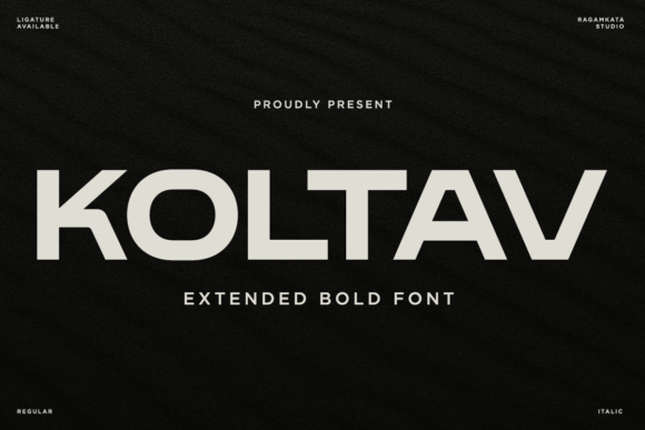 Koltav Typeface Review for Bold Branding