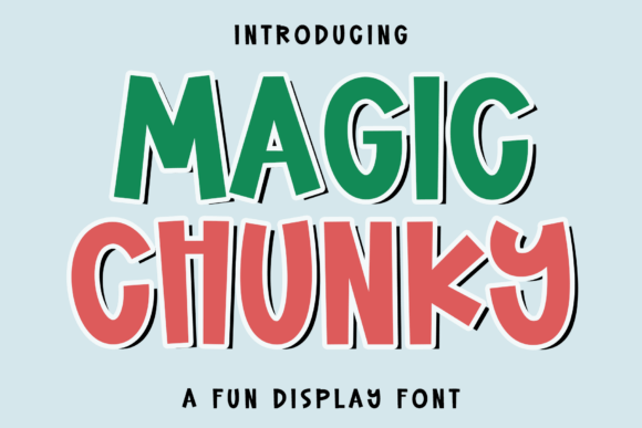 Magic Chunky Font for Bold Campaign Design
