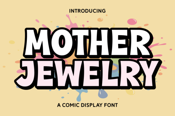 Mother Jewelry Font for Bold Display Designs