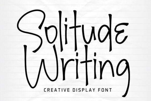 Solitude Writing Font for Bold Web Design