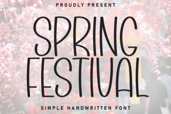 Spring Festival Typeface for Joyful Branding