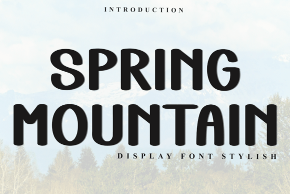 Spring Mountain Font for Impactful Campaigns