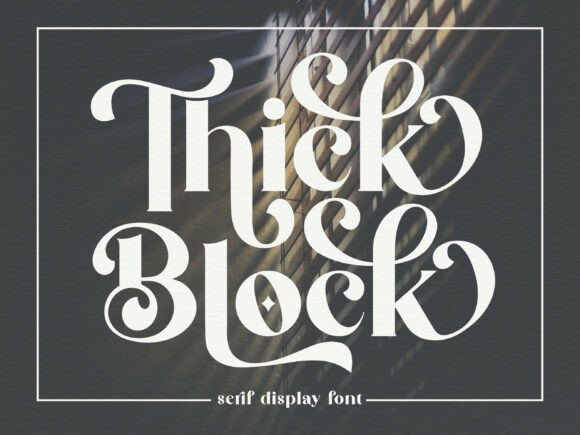 Thick Block Font: Elevate Your Brand Identity