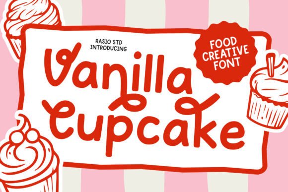 Vanilla Cupcake Font for Sweet Branding