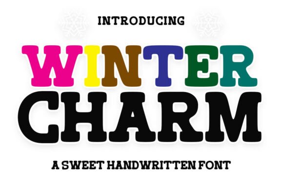 Winter Charm: A Vibrant Graffiti Font for Bold Branding