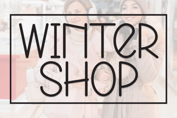Winter Shop: A Handwritten Display Font for Campaigns