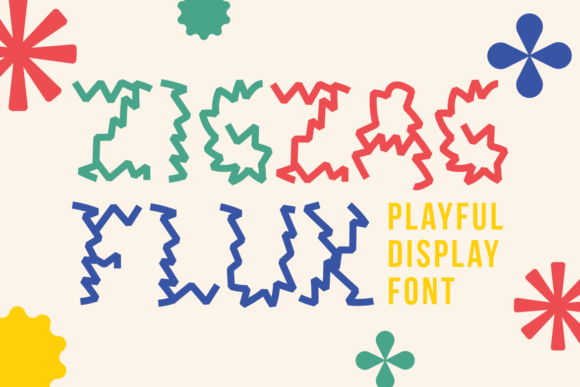 Zigzag Flux: The Electric Display Font for Bold Branding
